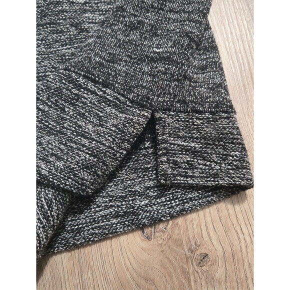 L.L. Bean Cowl Neck Pullover Sweater Size Medium Gray Black - Picture 8 of 9